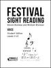 Festival Sight Reading: Voice